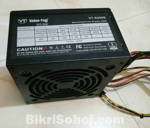 Value-Top VT-S200B 200W ATX Power Supply